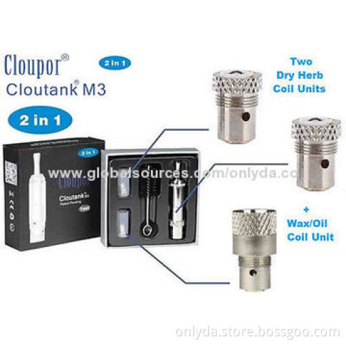 Cloutank M3 Dry Herb Vaporizer, 3.7-4.2V Working Voltage